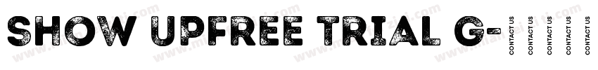 SHOW UPFREE TRIAL G字体转换